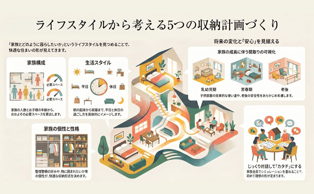 観田創建の収納力/収納計画